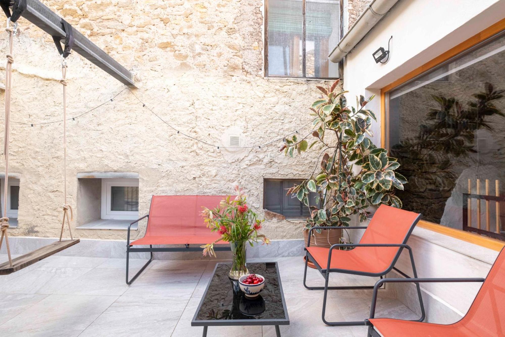 아헤르 Casa Acollidora I Familiar Amb Jardi I Barbacoa 빌라 외부 사진